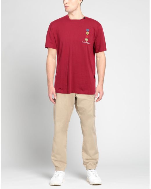Philipp Plein Red T-shirt for men