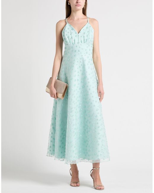 Rinascimento Blue Maxi-Kleid