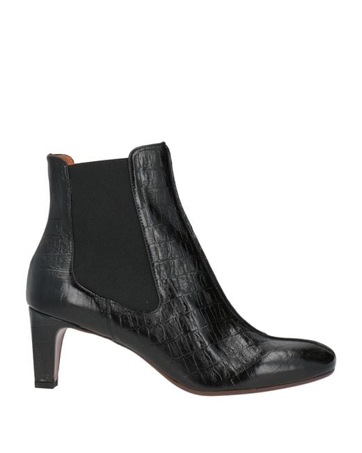 Chie Mihara Black Ankle Boots Leather