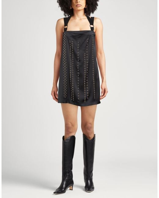 Iceberg Black Mini Dress Polyester, Polyamide, Viscose