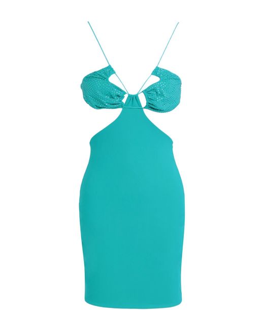 Amazuìn Blue Mini Dress