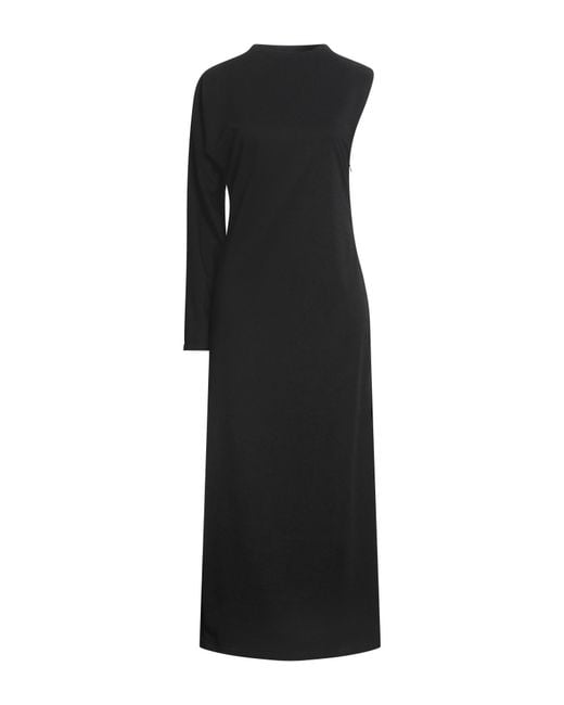 Haveone Black Maxi Dress Polyester