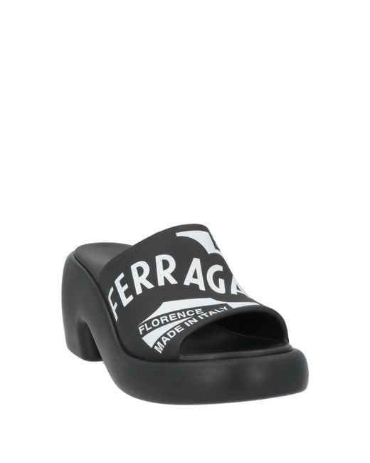 Ferragamo Black Sandals