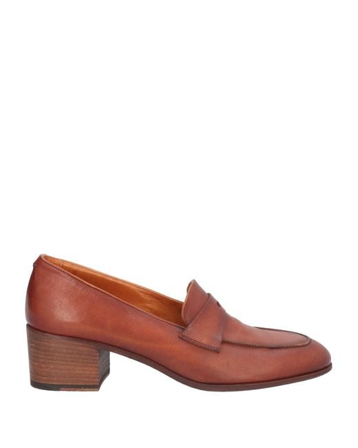 Pantanetti Brown Loafers Leather