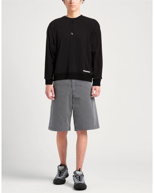 DSquared² Black T-Shirt Cotton for men