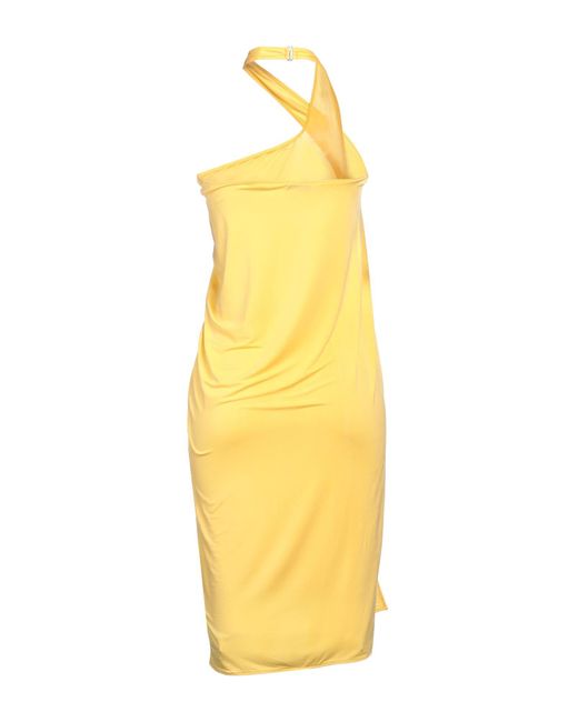 Jacquemus Yellow Midi-Kleid