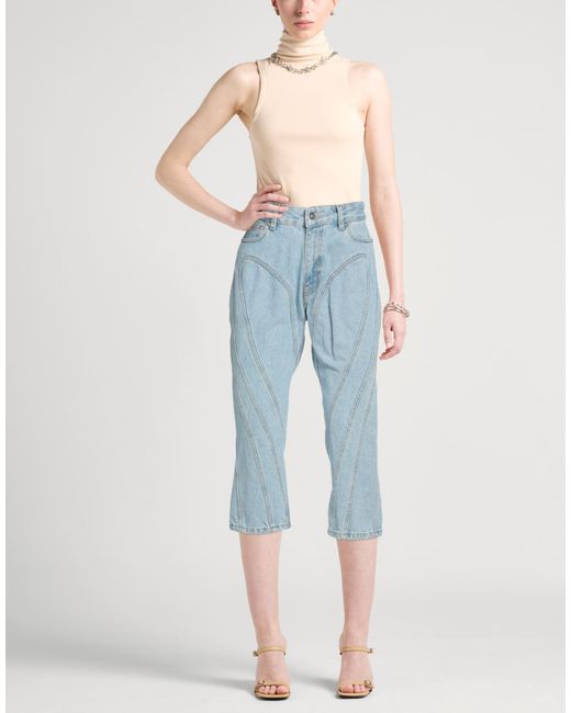 Mugler Blue Jeans Cotton
