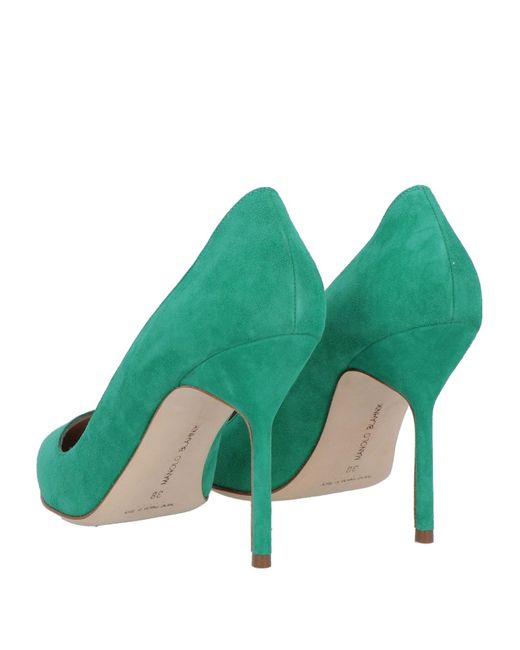 Zapatos de salón Manolo Blahnik de color Green
