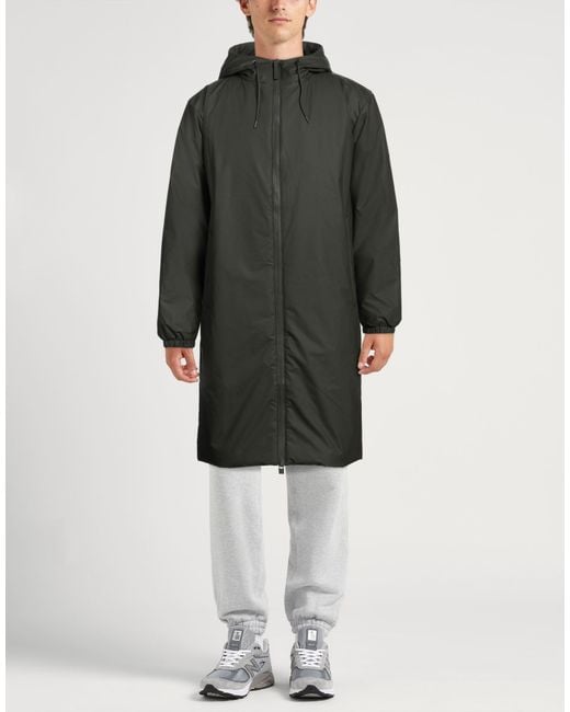 Rains Gray Overcoat & Trench Coat for men
