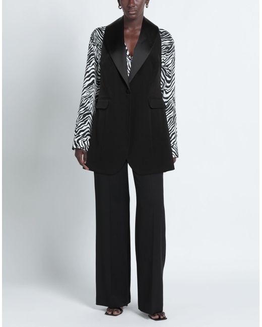 ACTUALEE Black Blazer Polyester, Elastane