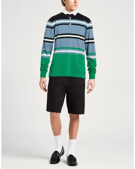 Paul Smith Green Polo Shirt Organic Cotton for men