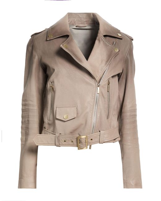 ARMANI EXCHANGE Natural Jacket Ovine Leather