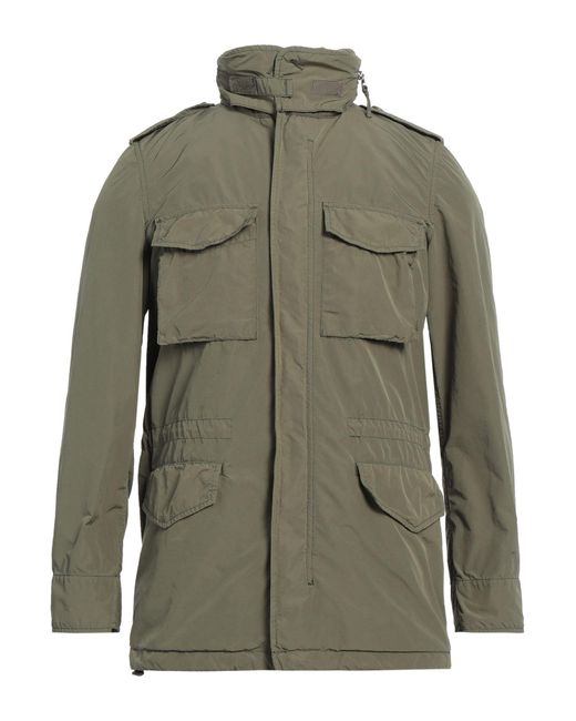 Aspesi Green Jacket Polyester, Polyamide for men