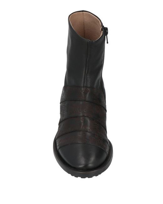 Ixos Black Ankle Boots