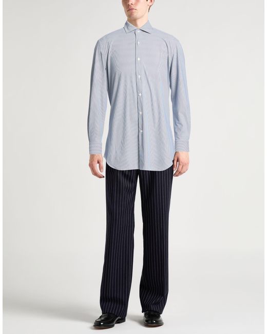 Xacus Blue Shirt Polyamide, Elastane for men