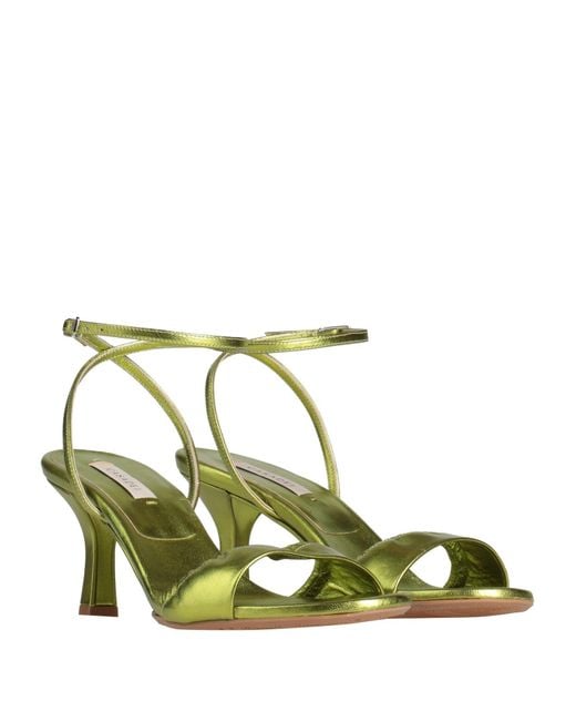 Casadei Metallic Sandals