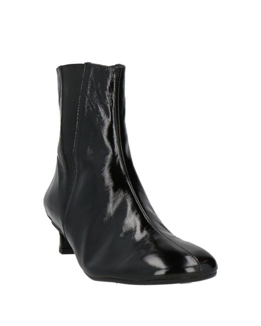 Castaner Black Ankle Boots Leather