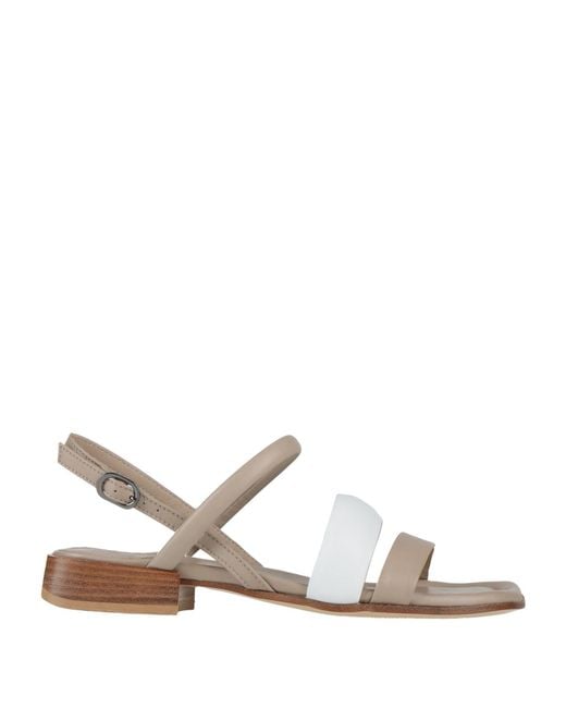 Ixos White Sandals Leather
