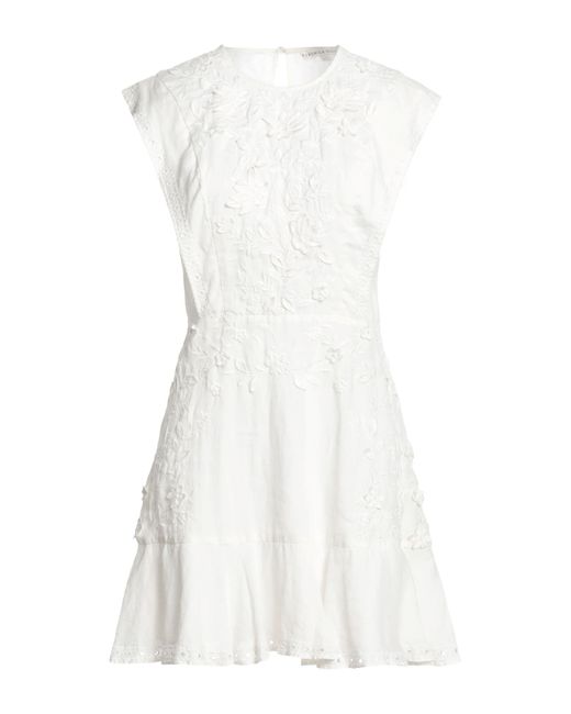 Veronica Beard White Mini Dress