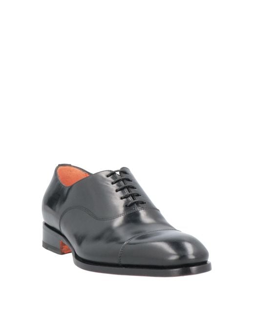 Santoni Gray Lace-up Shoes for men