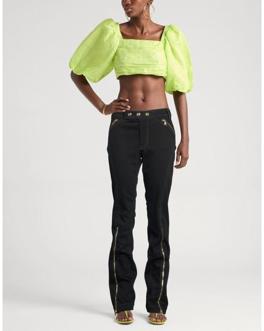 Versace Jeans Couture Black Jeans Cotton, Elastane