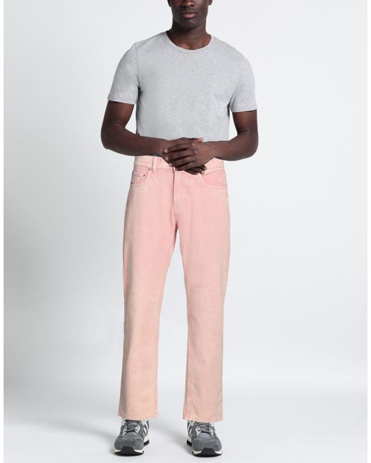 Pleasures Pink Jeans for men