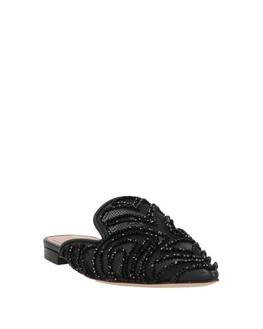 Alberta Ferretti Black Mules & Clogs