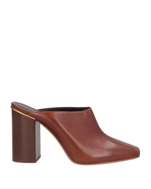 Chloé Brown Mules & Clogs