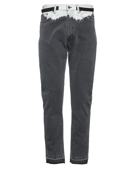N°21 Gray Denim Trousers for men
