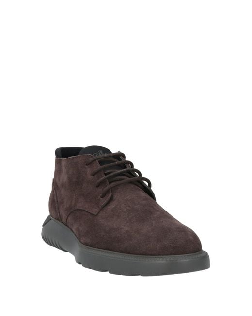 Hogan Brown Ankle Boots for men