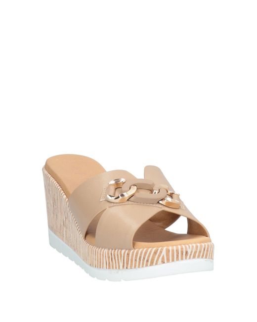 Repo Natural Sandals Leather