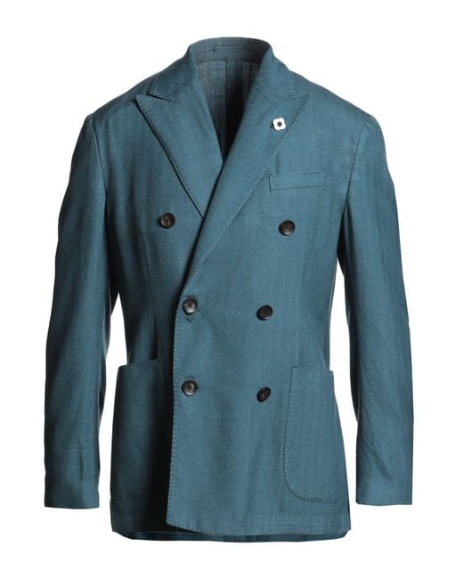 Lardini Blue Blazers for men