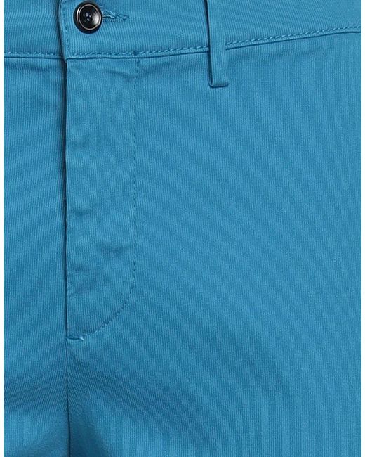 Harmont & Blaine Blue Pants Cotton, Elastane for men