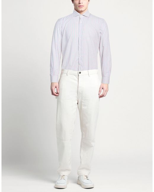 Alessandro Gherardi White Shirt Cotton for men