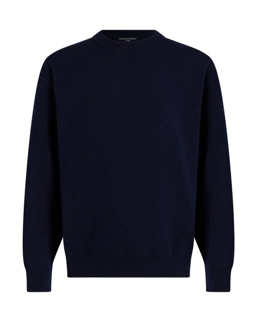 Daniele Fiesoli Blue Lab Sweater Merino Wool, Cashmere for men