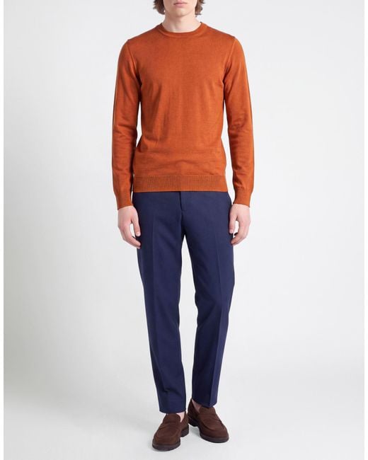 Alpha Studio Orange Sweaters for men