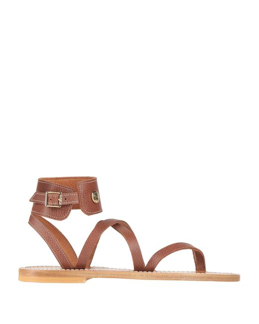 Longchamp Brown Zehentrenner