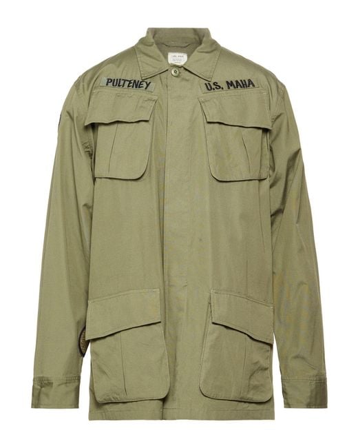 Maharishi Green Military Jacket Cotton for men