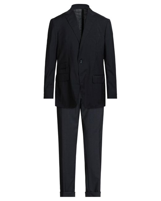 Sartorio Napoli Black Suit for men