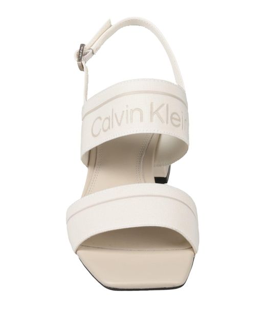Calvin Klein White Sandale