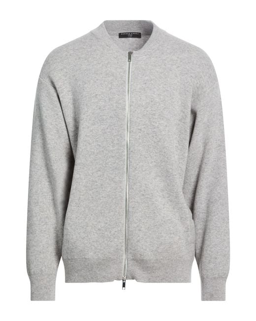 Daniele Fiesoli Gray Lab Cardigan Merino Wool, Cashmere for men