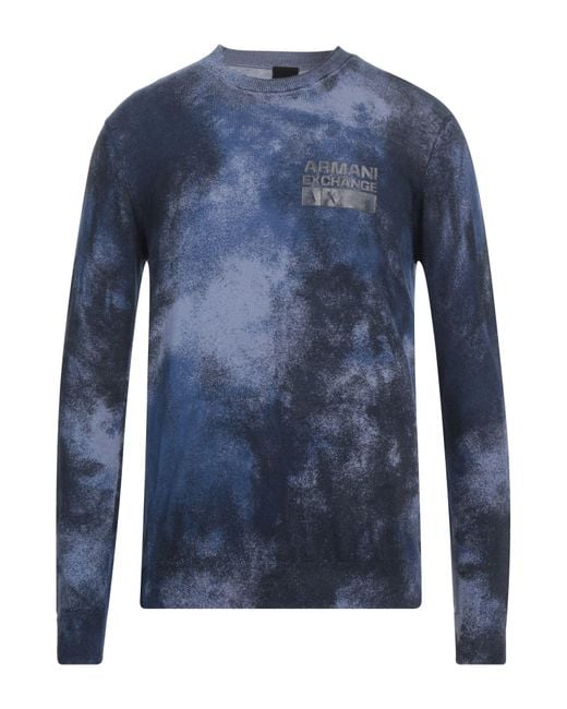 ARMANI EXCHANGE Blue Sweater for men