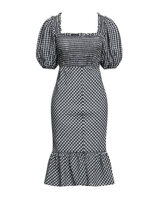 Ganni Gray Midi Dress