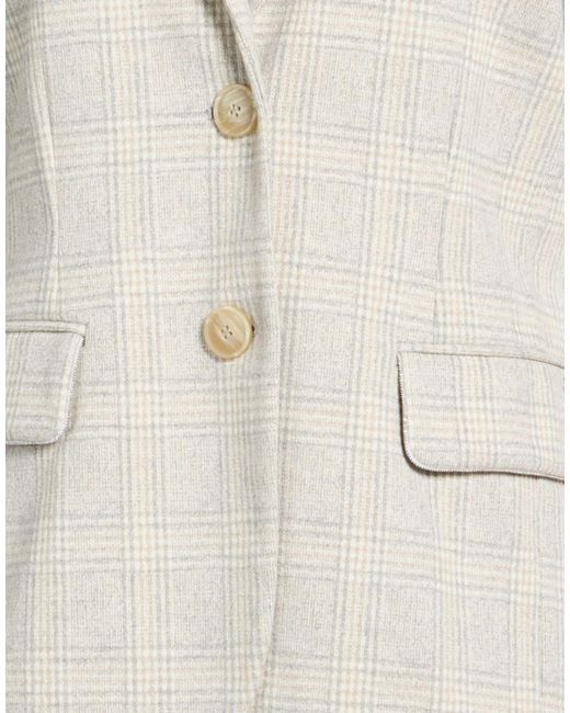Mason's White Light Blazer Polyester, Viscose, Polyamide, Elastane