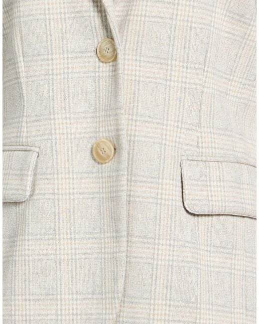 Mason's White Light Blazer Polyester, Viscose, Polyamide, Elastane