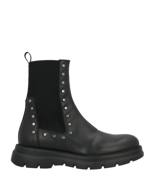 MICH SIMON Black Ankle Boots for men