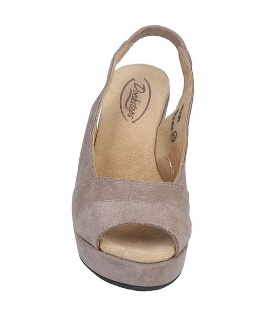Docksteps Gray Sandals Soft Leather