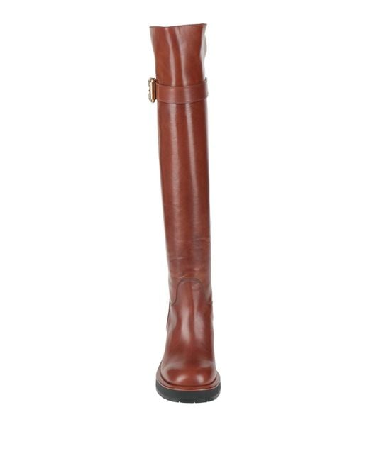 Chloé Brown Boot Leather