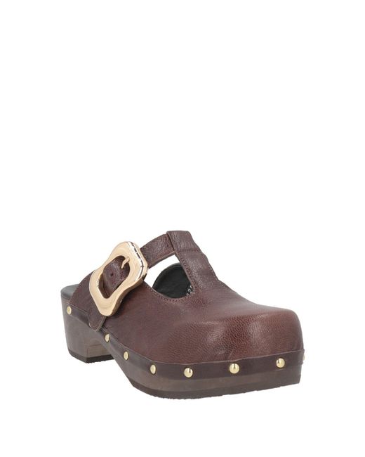 Scholl Brown Mules & Clogs