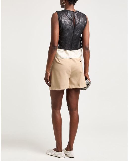 Alysi Black Crème Top Polyester